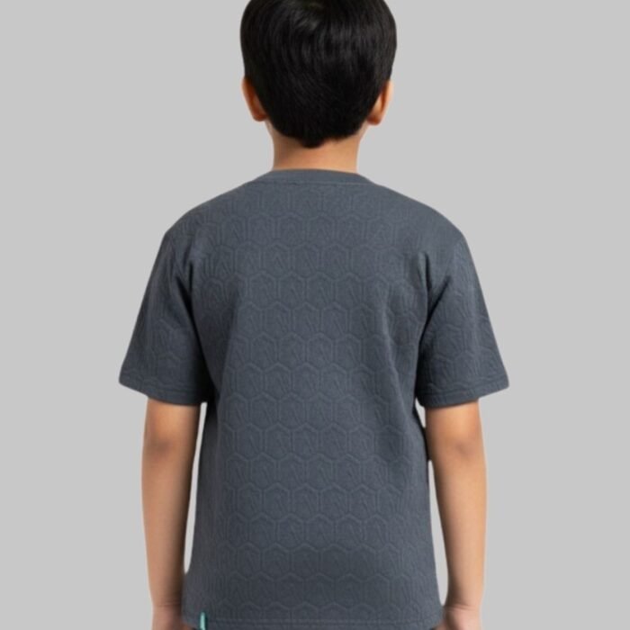 geometric textured tee