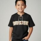 boys' cultural heritage graphic tee – midnight black