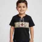 heritage graphic tee – midnight black