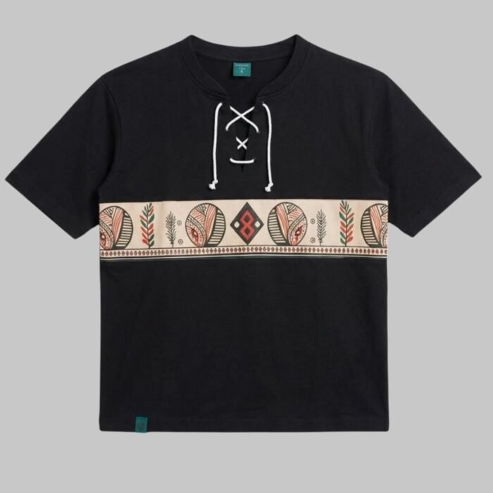 boys' cultural heritage graphic tee – midnight black