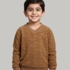 camel coast quilted v neck sweatshirt