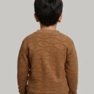 camel coast quilted v neck sweatshirt