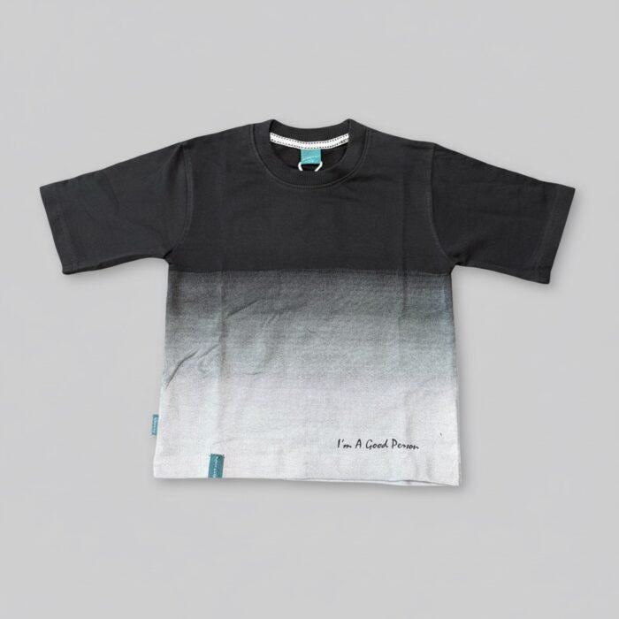 purple loop knit multi colored t shirt for kids