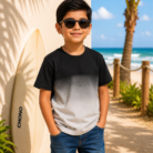 light blue embossed t shirt for toddlers