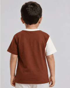 brown loop knit multi colored t shirt for toddler brown loop knit multi colored t shirt for toddler