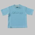 light blue embossed t shirt for toddlers