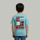 light blue embossed t shirt for toddlers