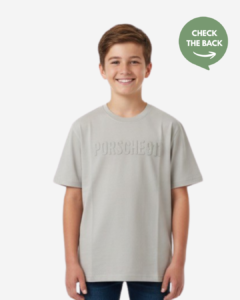 light blue embossed t shirt for toddlers