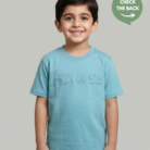 light blue embossed t shirt for toddlers