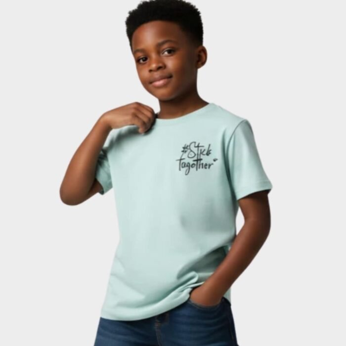 snoopy "stick together" t shirt for boys