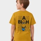 mustard spongebob graphic t shirt for boys