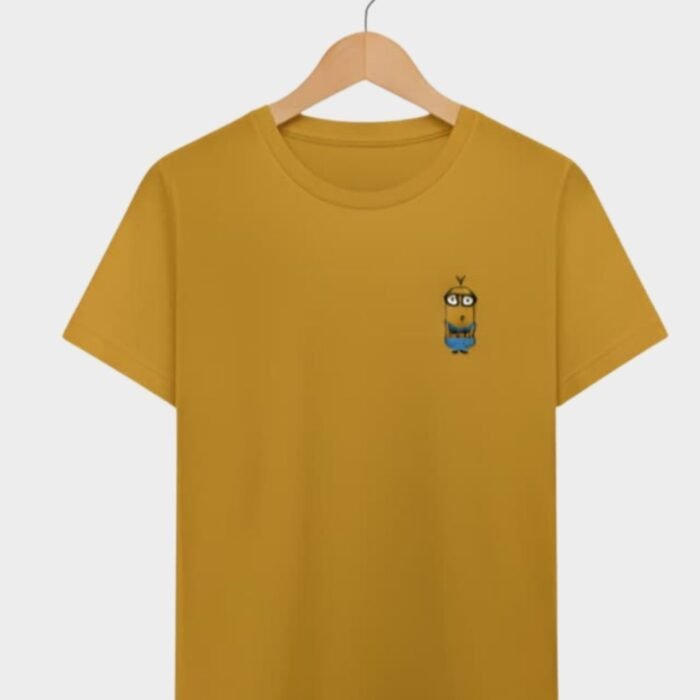 mustard spongebob graphic t shirt for boys